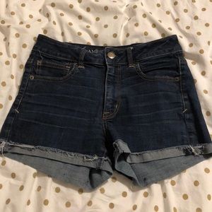 AE high rise shorts